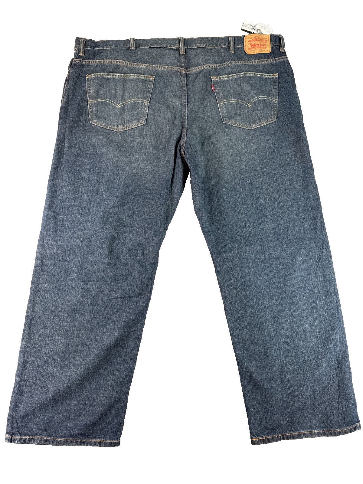 Levis 559 Relaxed Straight Jeans Mens 50x30 Blue Denim Classic Casual Pants