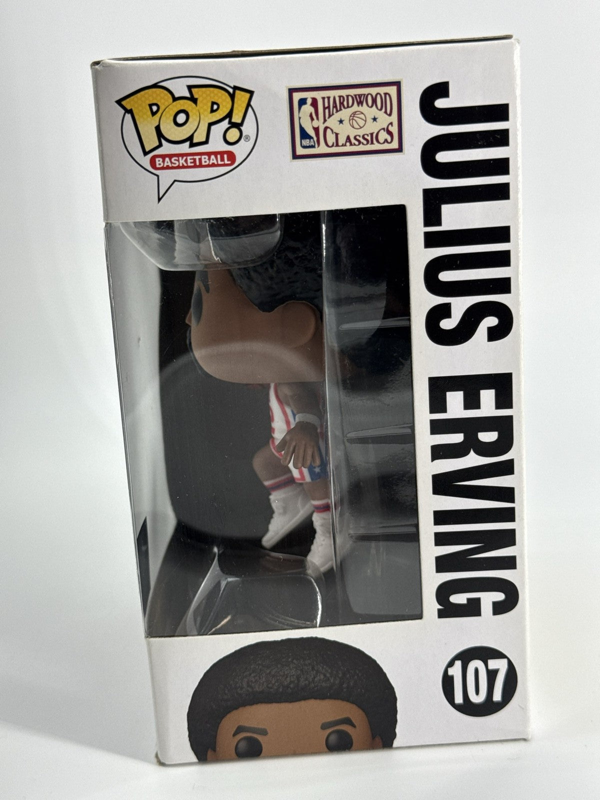 Funko Pop Julius Erving 107 NBA Legends NY Nets Basketball Vinyl Figure Displaye