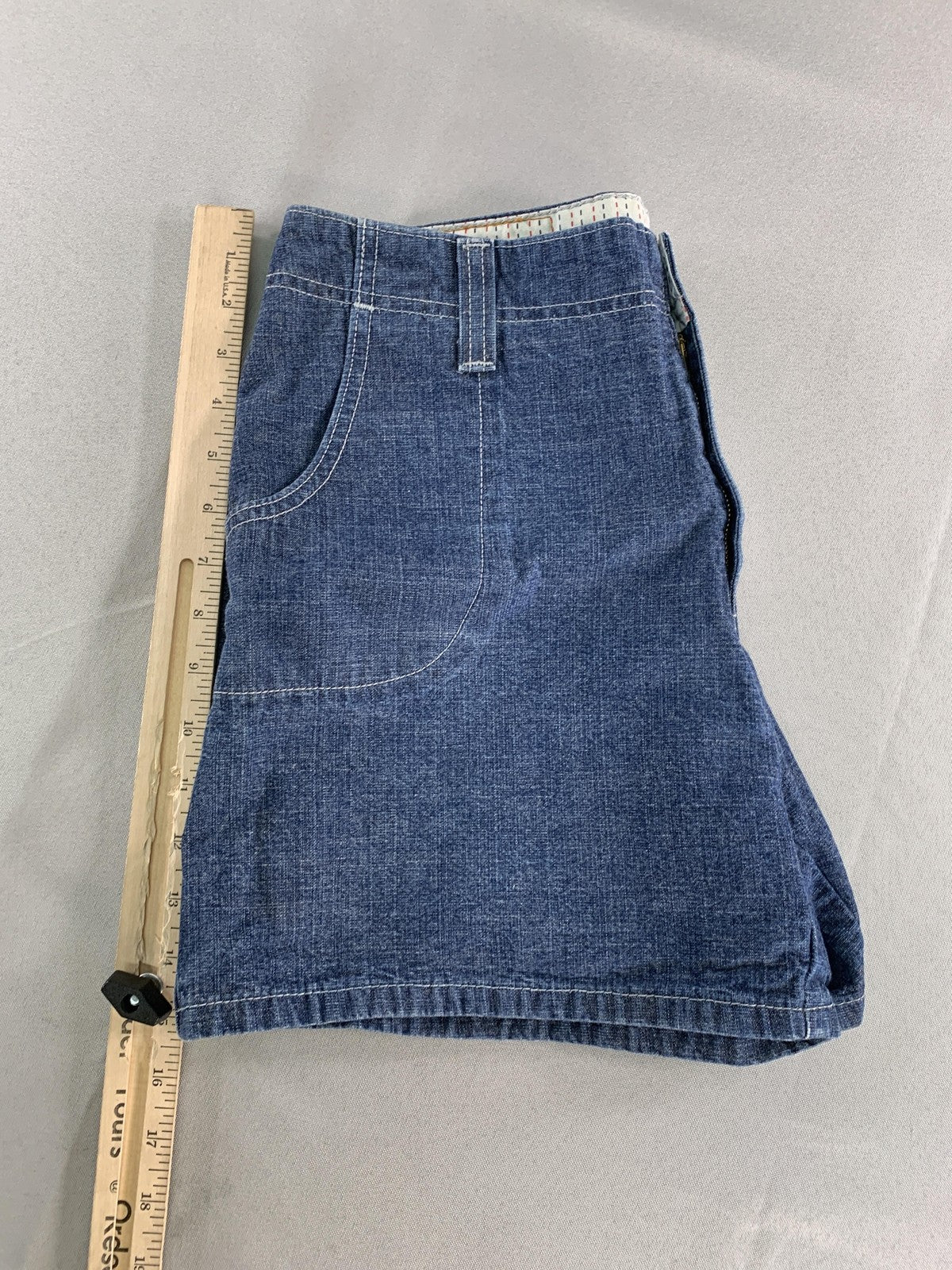 Levis Shorts Womens 12 Denim High Rise Utility Carpenter Pockets Casual Summer