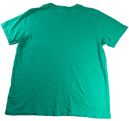 US Polo Assn Since 1890 Mens XL Green Crew Neck Tee Embroidered Logo AS-IS NWT