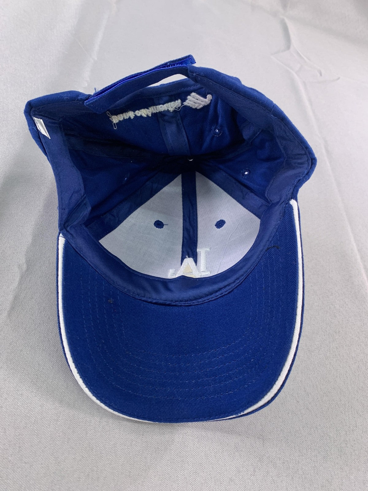 Los Angeles Dodgers Hat Cap Strap Back Mens Blue MLB Baseball Bank of America