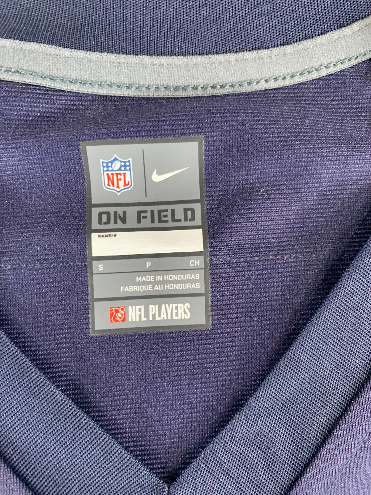Nike Bears Trubisky Jersey Small NFL On Field #10 100 GSH Navy Blue Orange NWT
