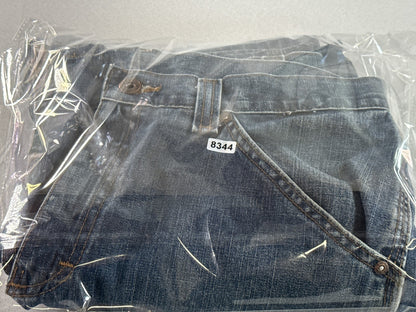 Lee 291 265 Jeans 32x32 Blue Straight Leg Distressed Cotton Vintage Denim