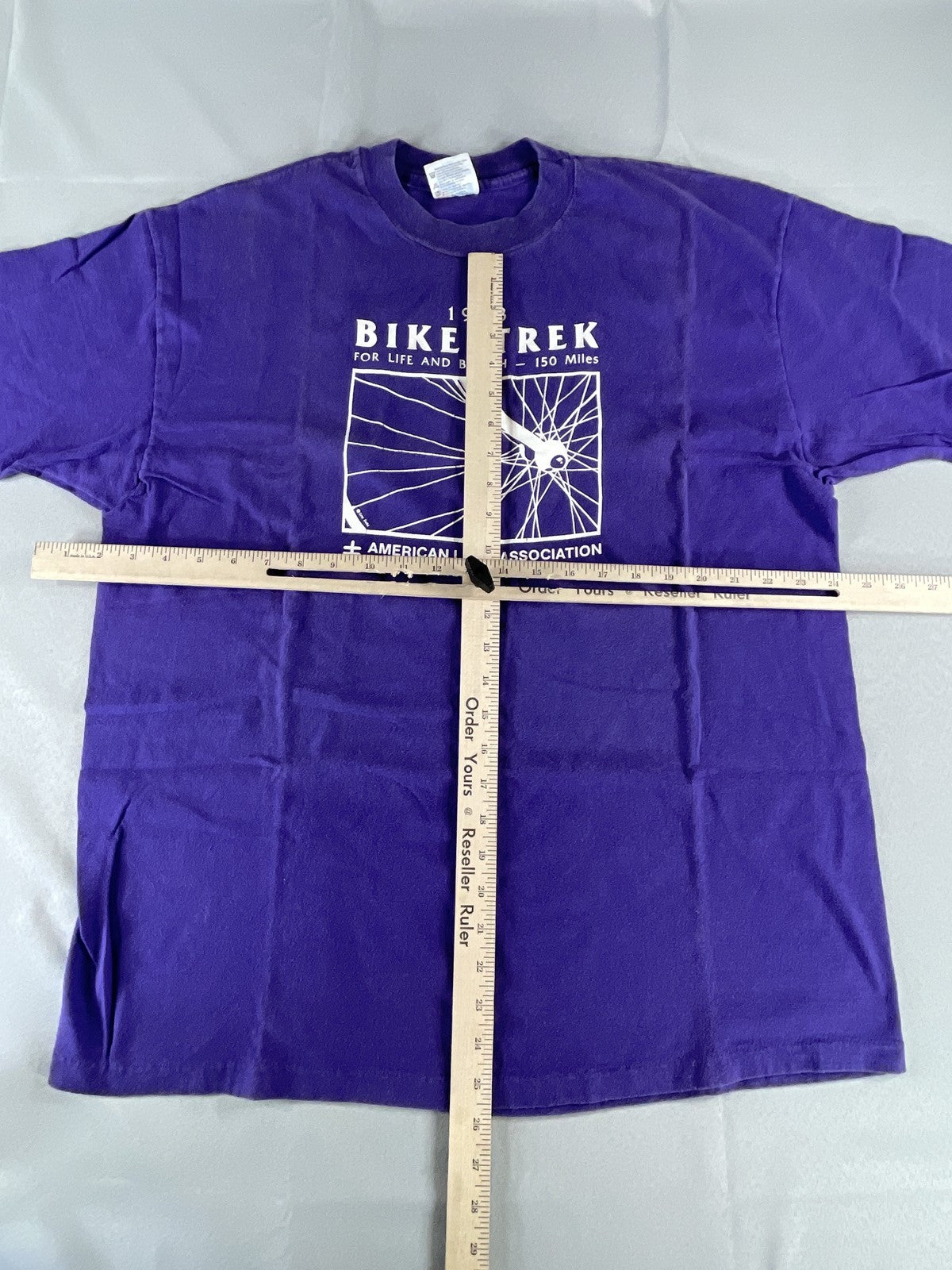 Vintage American Lung Association Bike Trek Shirt Mens XL 1993 Event Cycling 90s