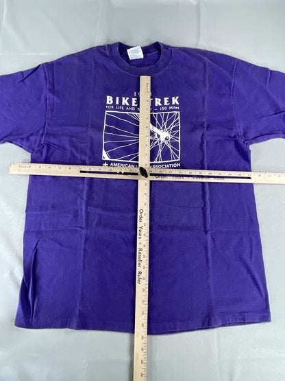 Vintage American Lung Association Bike Trek Shirt Mens XL 1993 Event Cycling 90s