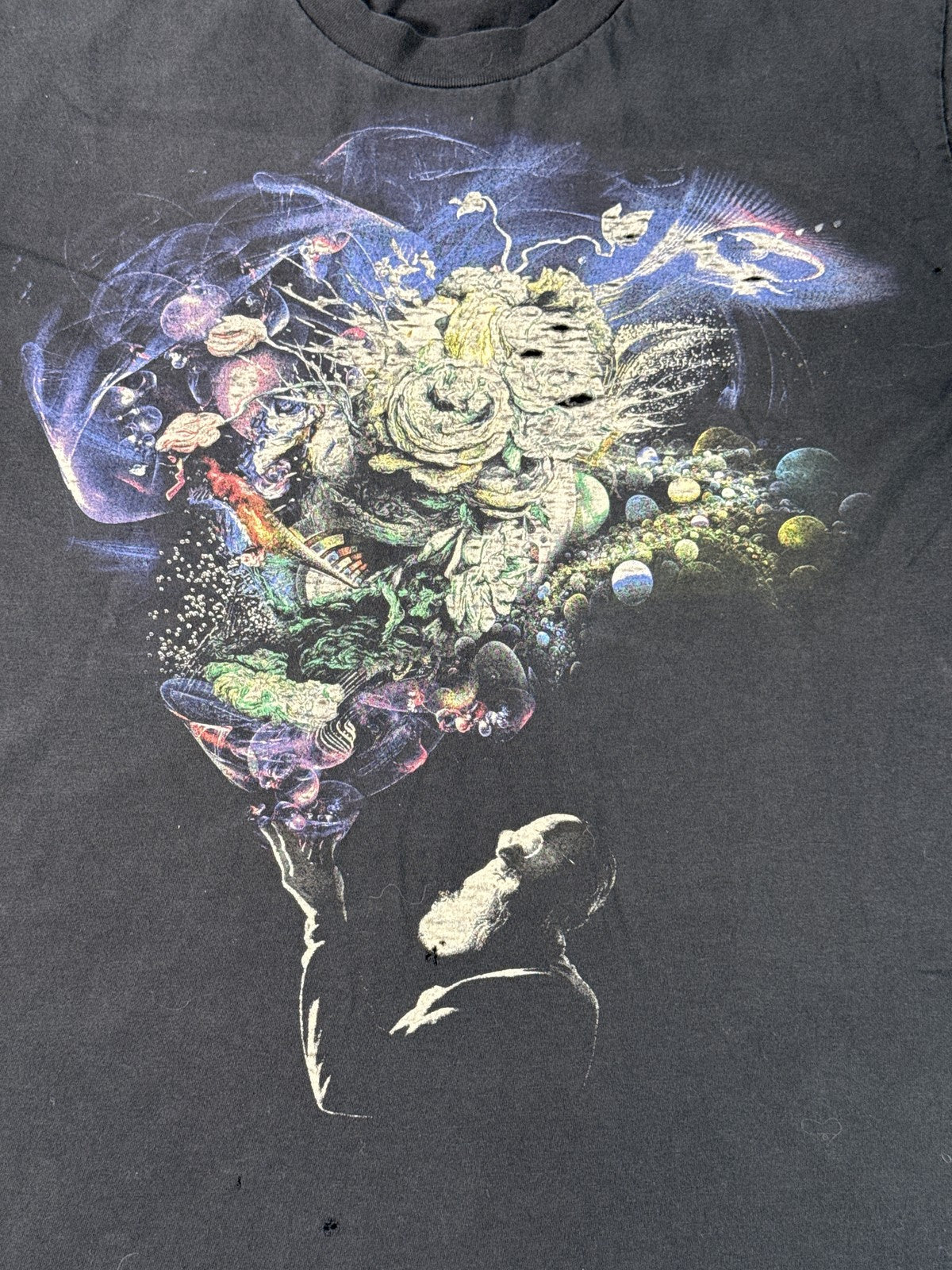 Imaginary Foundation Science Fiction Graphic Tee S Black All Over Print 100% Men