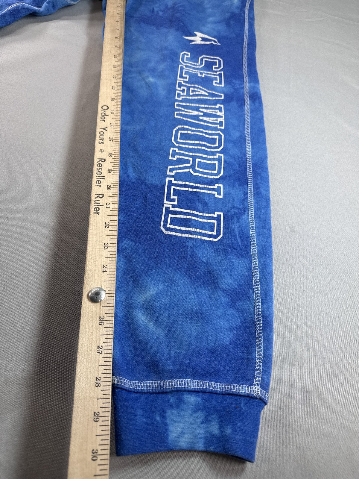 SeaWorld Lounge 36x26 Sweatpants Unisex Blue Cotton Regular Fit All Over Print
