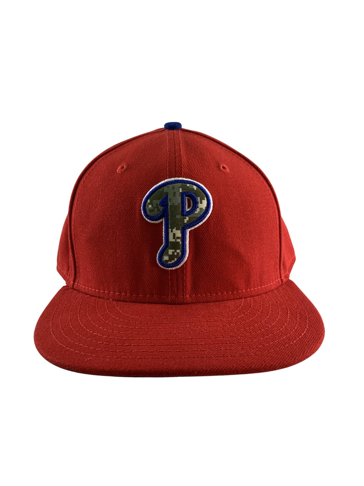 Philadelphia Phillies Hat Cap Fitted Mens 8 MLB Baseball 59FIFTY Camo New Era 63