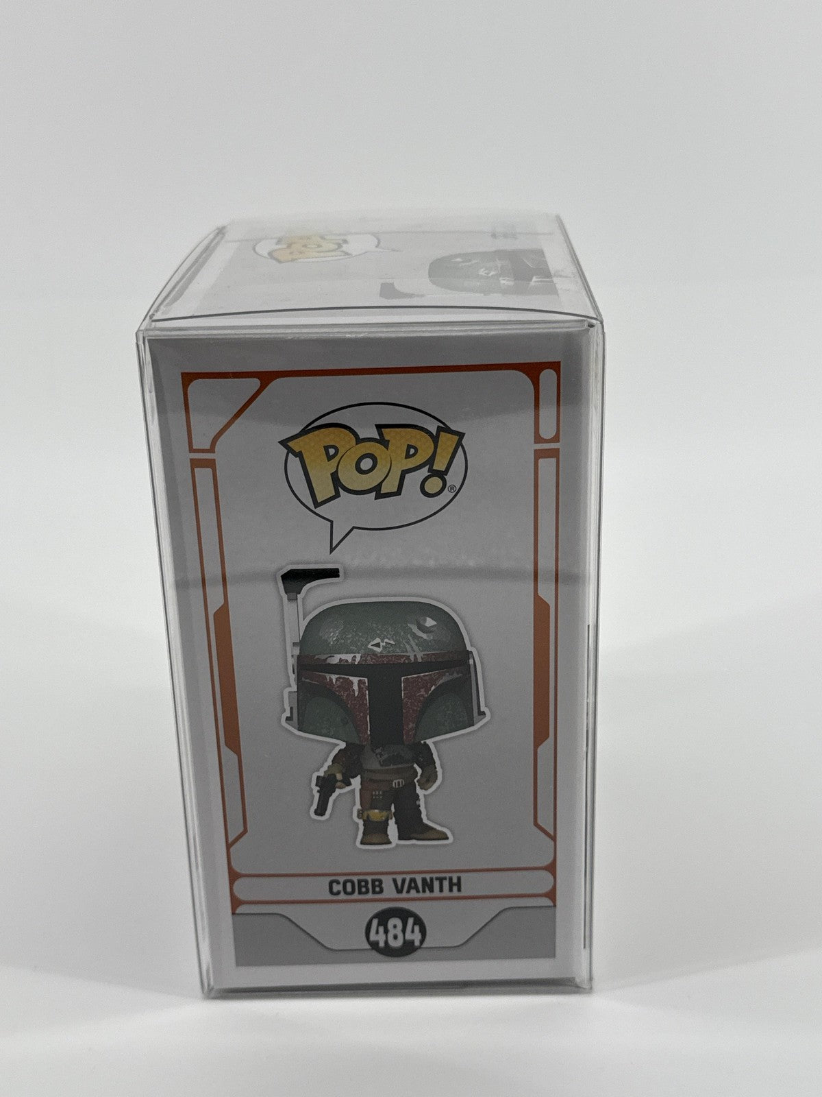 Funko Pop Star Wars Cobb Vanth #484 Mandalorian Vinyl Figure Protector Case Tan