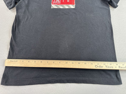 Nike Air Graphic Tee Mens L Black Cotton Crewneck Short Sleeve Breathable