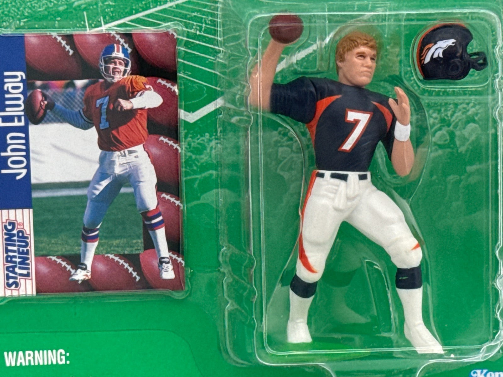 Starting Lineup 1997 John Elway Denver Broncos #7 QB Kenner 10th Year Figure