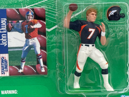 Starting Lineup 1997 John Elway Denver Broncos #7 QB Kenner 10th Year Figure