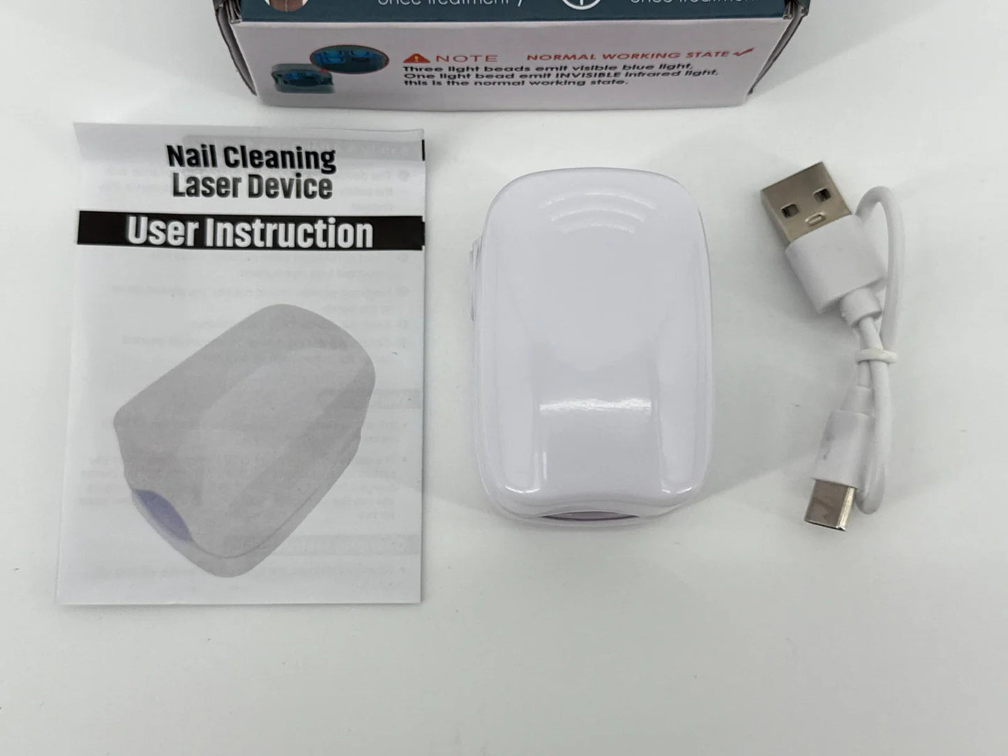 Nail Fungus Cleaning Laser Device LED USB Rechargeable Anti-Fungal Tool Apparel