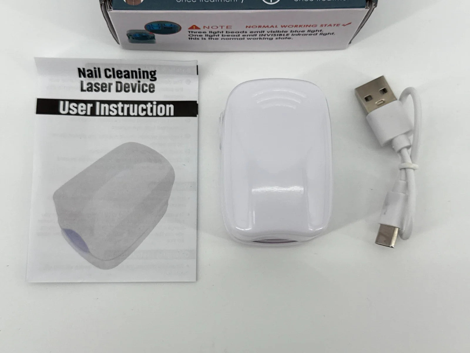 Nail Fungus Cleaning Laser Device LED USB Rechargeable Anti-Fungal Tool Apparel