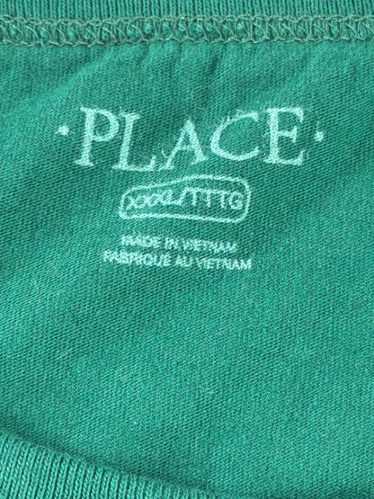 Santa Squad 2021 Christmas Long Sleeve Shirt Kids XXXL Green Place Cotton NWT