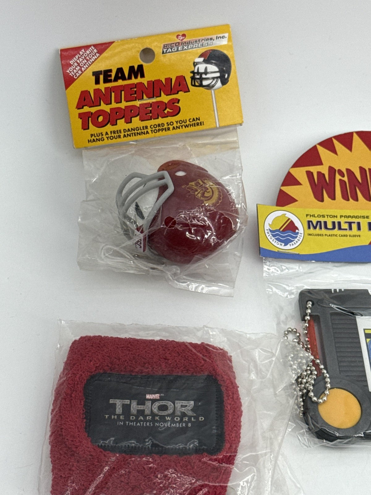 Marvel Thor Wristband LootCrate Multi Pass Antenna Topper Plush Toy Keychain Lot