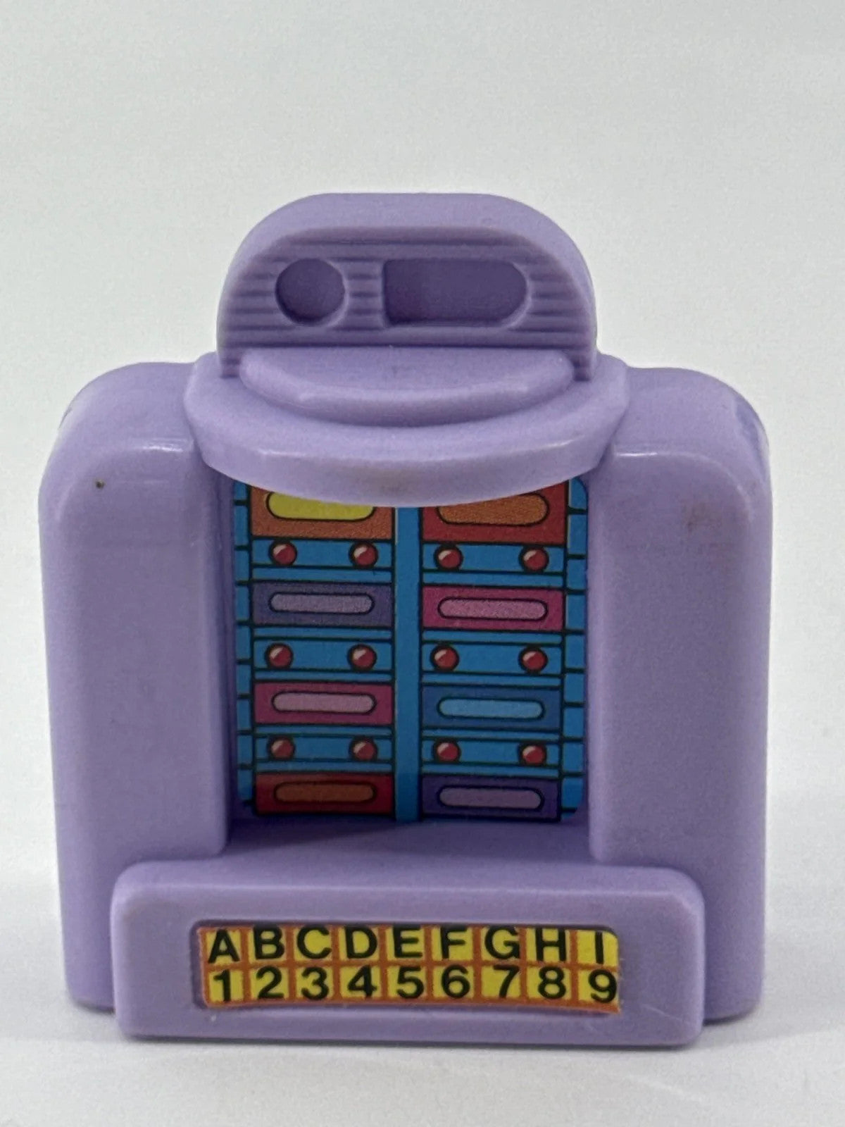 Vintage 80s Mattel ARCO Barbie Jukebox Dollhouse Furniture Pink Blue Collectible