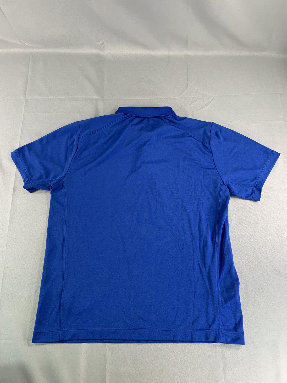 Nike Golf Polo Shirt Mens Large Blue Dri-FIT Tour Performance Athletic Logo 100