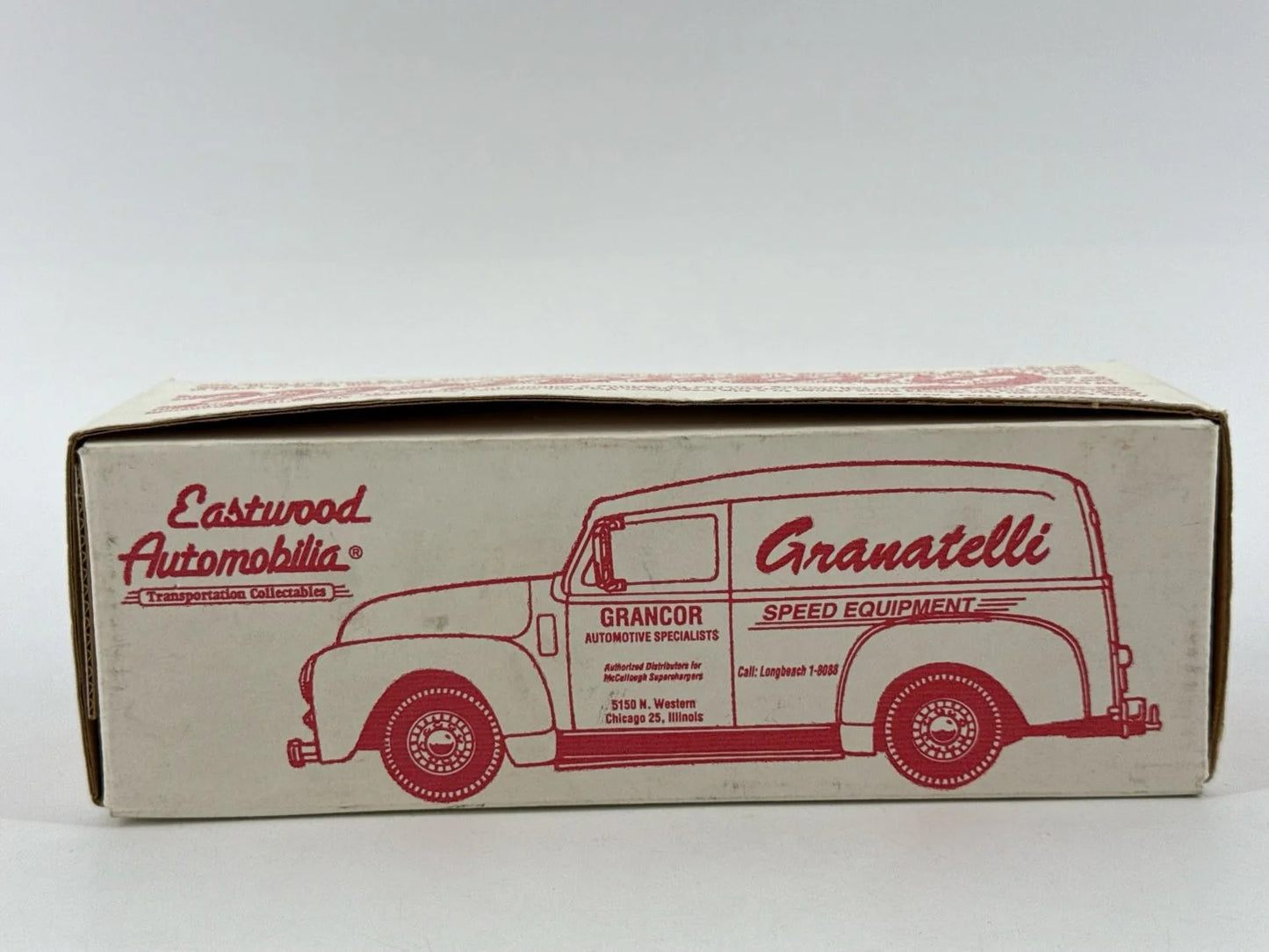 Vintage ERTL 1951 GMC Panel Van Delivery Truck Coin Bank Diecast Collectible