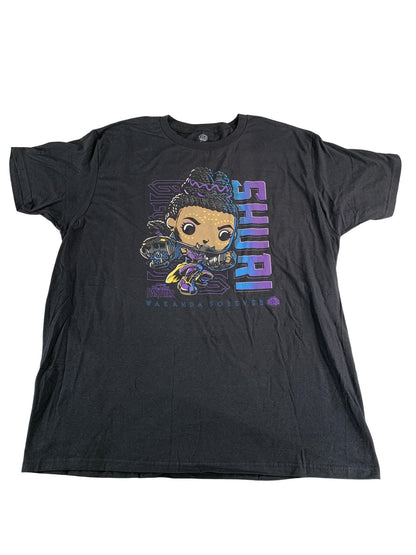 Marvel Black Panther Shuri Shirt Mens XL Black Wakanda Forever Legacy Tee Pop