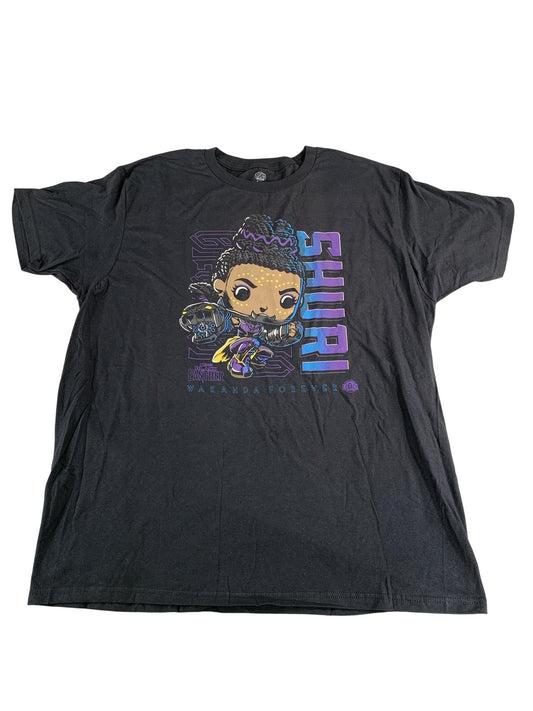 Marvel Black Panther Shuri Shirt Mens XL Black Wakanda Forever Legacy Tee Pop