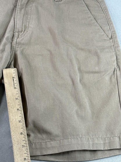 Men's Khaki Shorts 30 Cotton Blend Wear Classic Fit