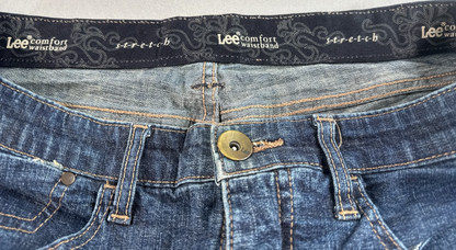 Lee Comfort Waistband Stretch Bootcut Jeans Women’s 12 Medium Blue Denim
