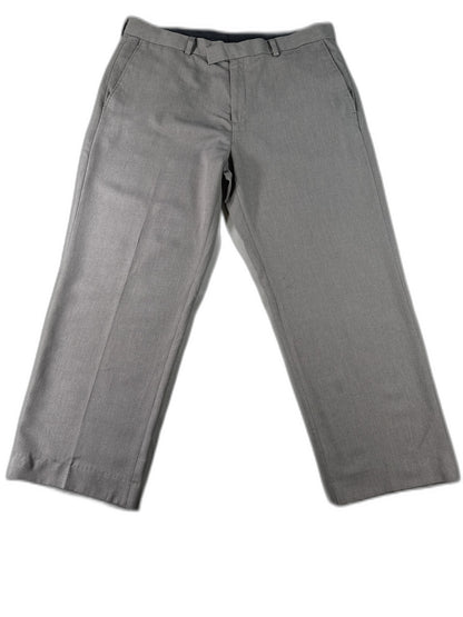 Kenneth Cole Reaction Slim Fit 38 X 30 Pants Dress 38x30 Gray 100% Polyester