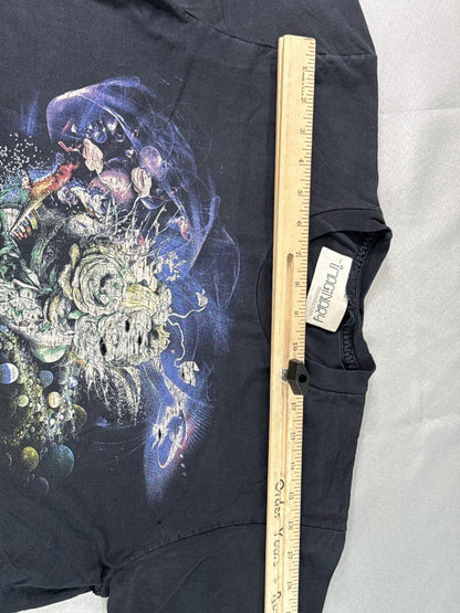Imaginary Foundation Science Fiction Graphic Tee S Black All Over Print 100% Men