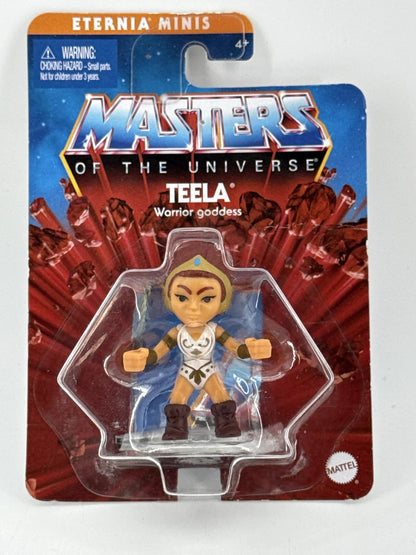 MOTU Eternia Minis Teela Warrior Goddess 2in Mattel Figure New Sealed Toy 825