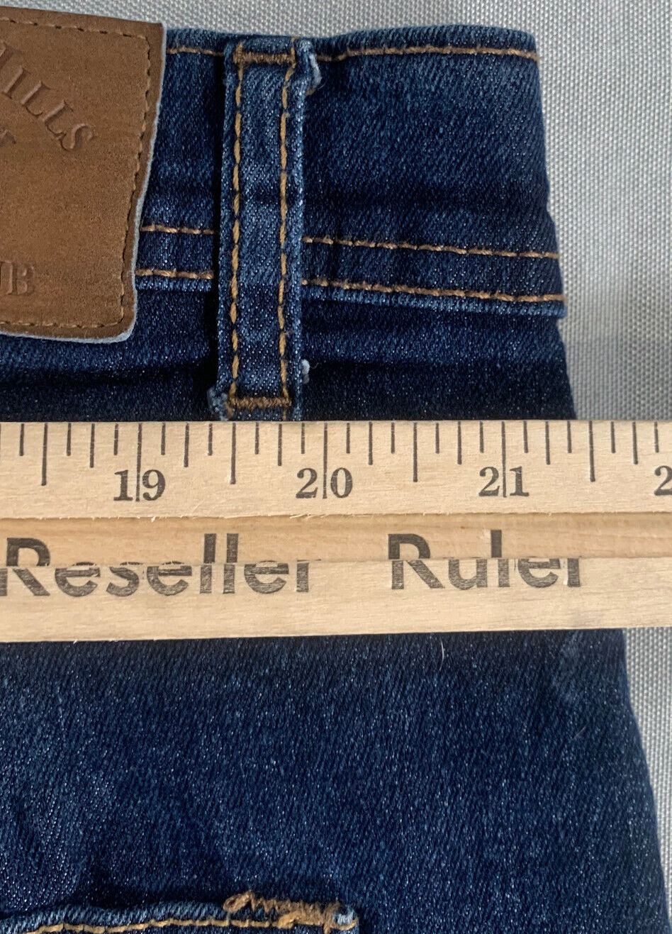 Beverly Hills Polo Club Jean Shorts Men’s 42 Blue Denim Baggy Fit Casual Zip Fly