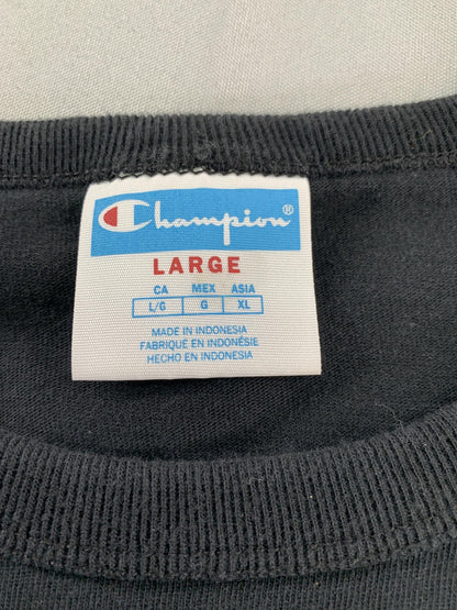 Champion Shirt Mens Large Graphic Colorblock Short Sleeve Tee Athletic Casual