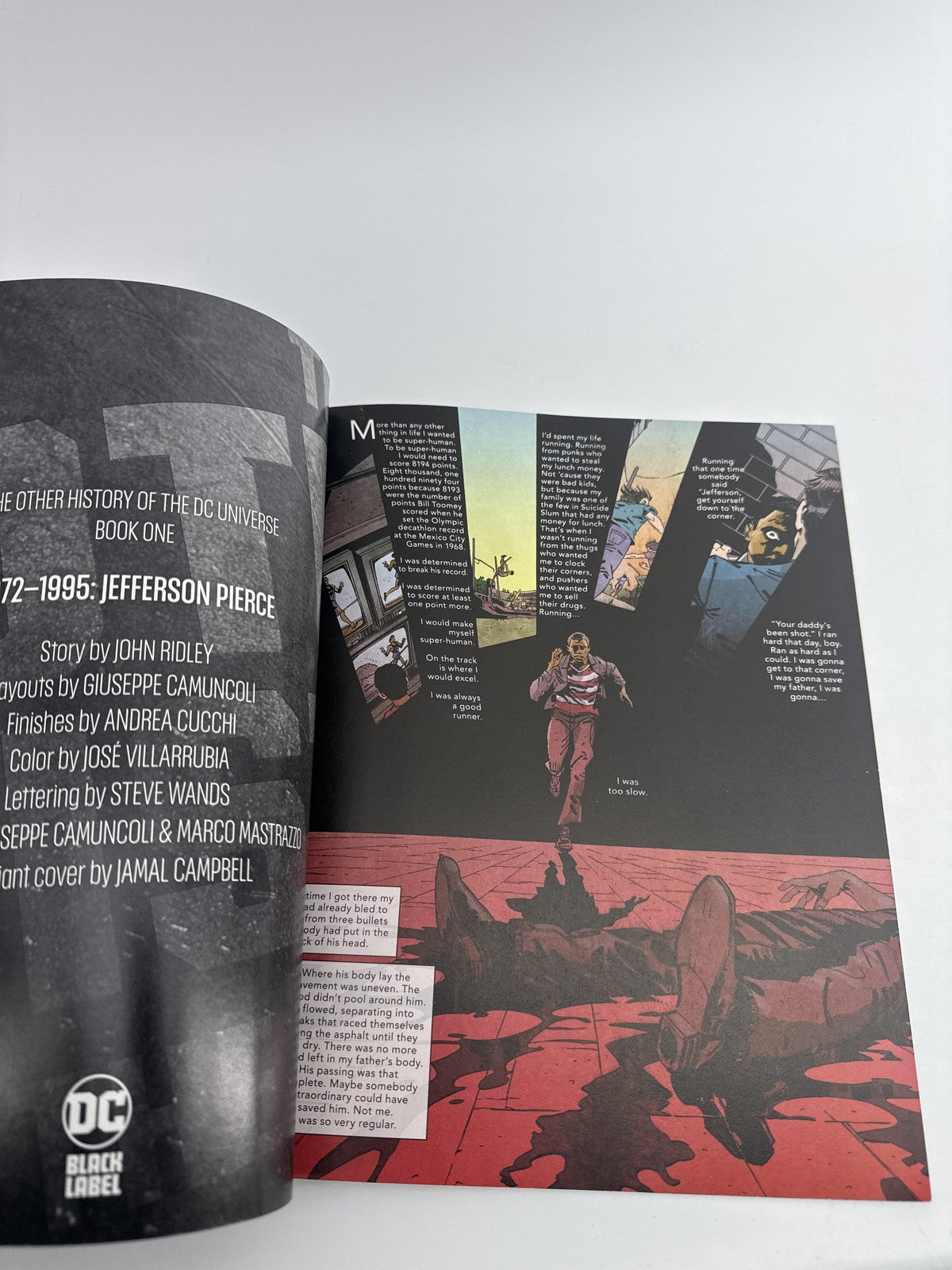 DC Comics Other History DC Universe Book One Black Label Variant Comic Book 6875