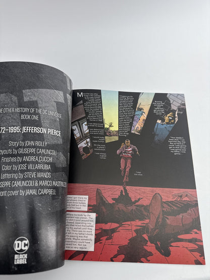 DC Comics Other History DC Universe Book One Black Label Variant Comic Book 6875