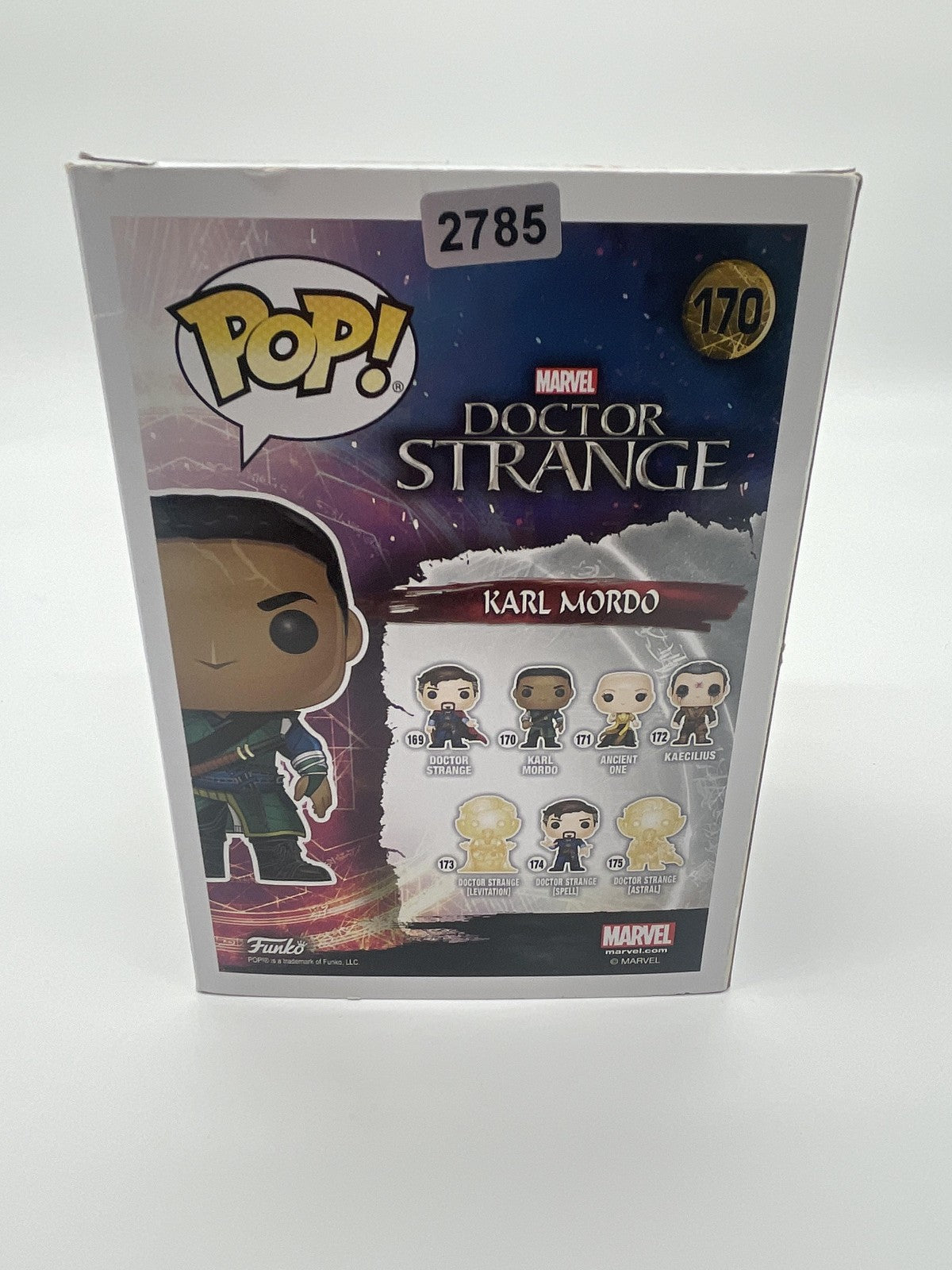 Funko Pop Marvel Doctor Strange Karl Mordo 170 Figure Green Vinyl Toy Boxed