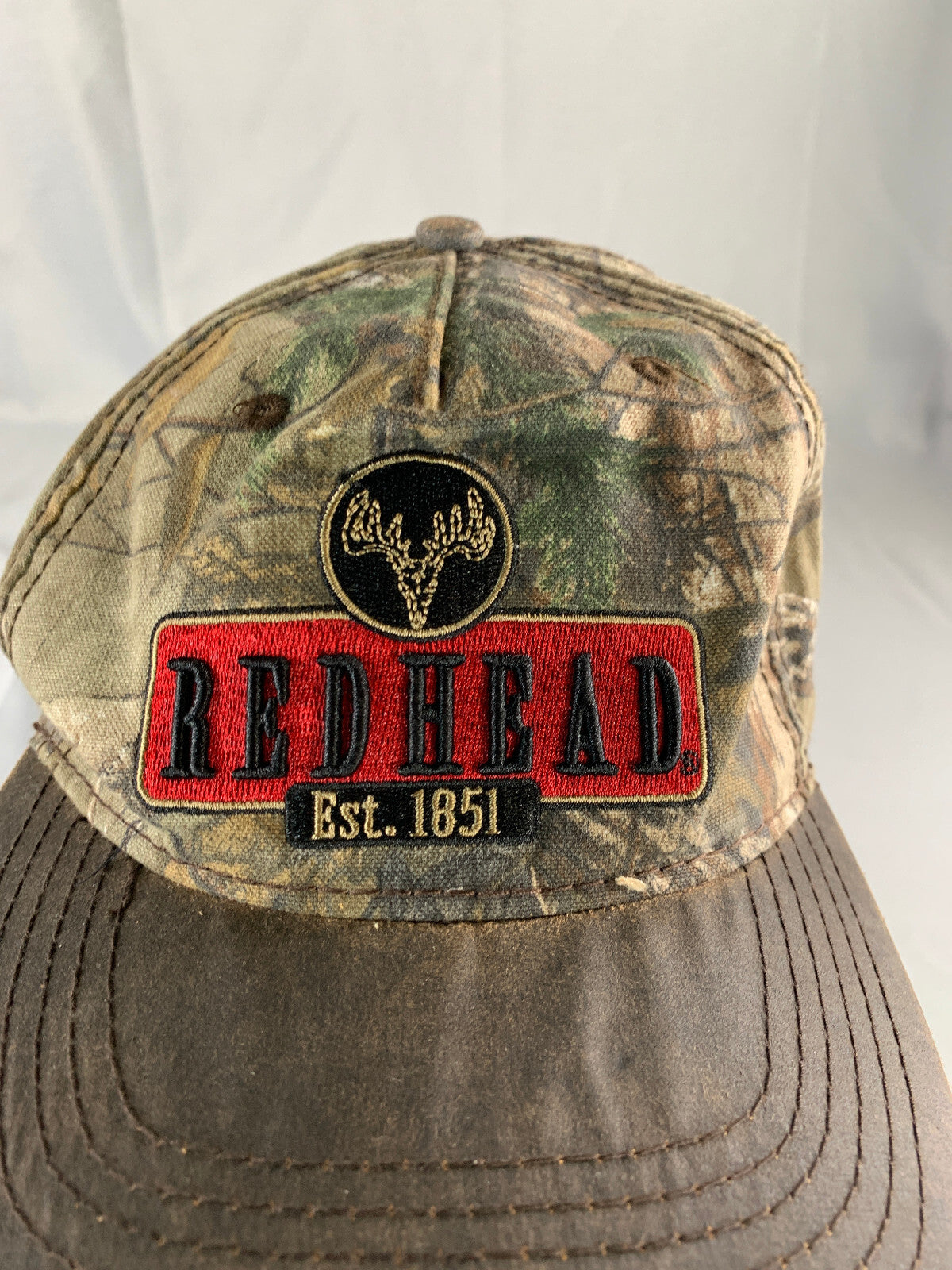 RedHead Bass Pro Shops Camo Hunting Hat OSFM Adjustable Cap Embroidered Est 1851
