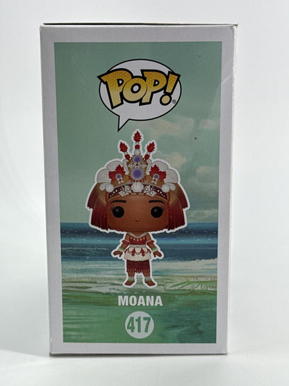 Funko Pop Disney Moana 417 Ceremony Dress Vinyl Figure Vaulted Princess Rare Red