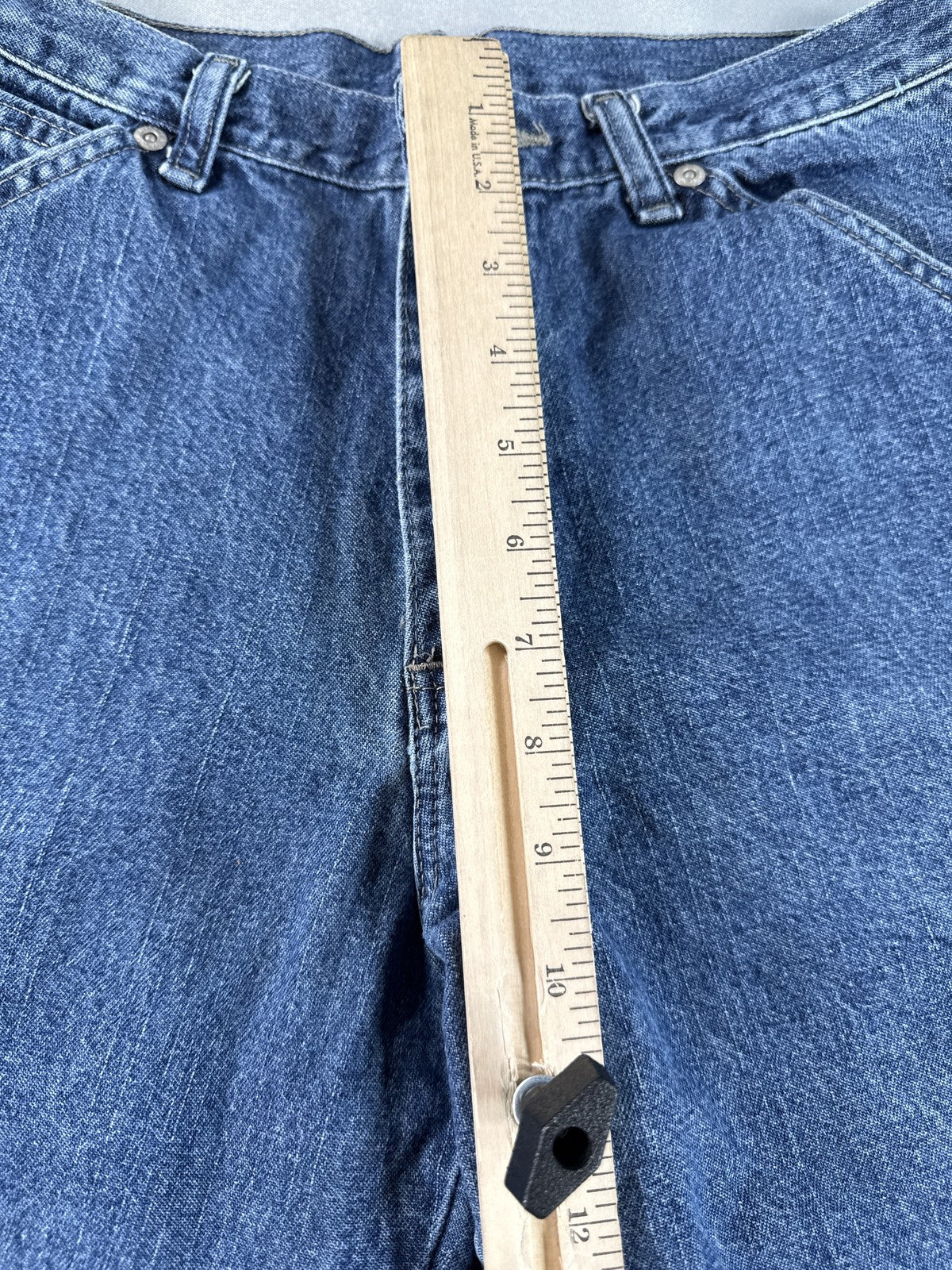 Wrangler Jeans 29 x 30 Mens 29x30 Blue Denim Straight Leg Vintage Wash Cotton