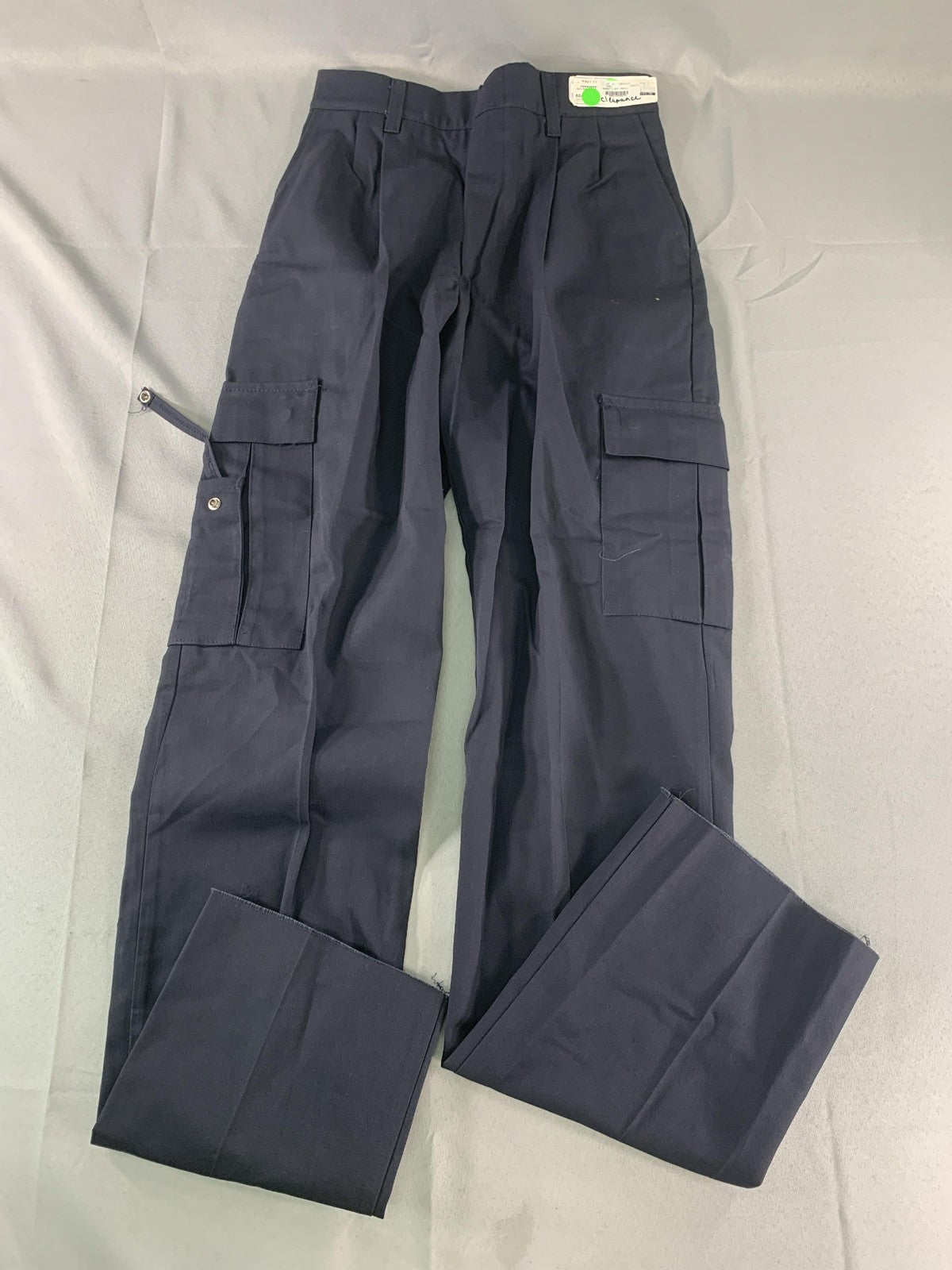 Topps EMT Pants Womens 8 Dark Navy Cargo Uniform Duty Work 65% Poly Cotton codes