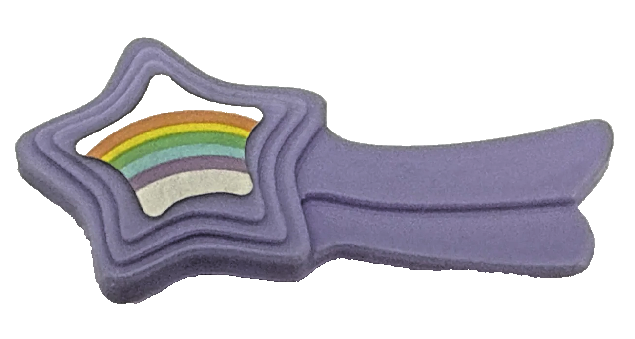Star Rainbow Brush My Little Pony G1 Vintage 1980s Hasbro Shooting Star MLP NWT
