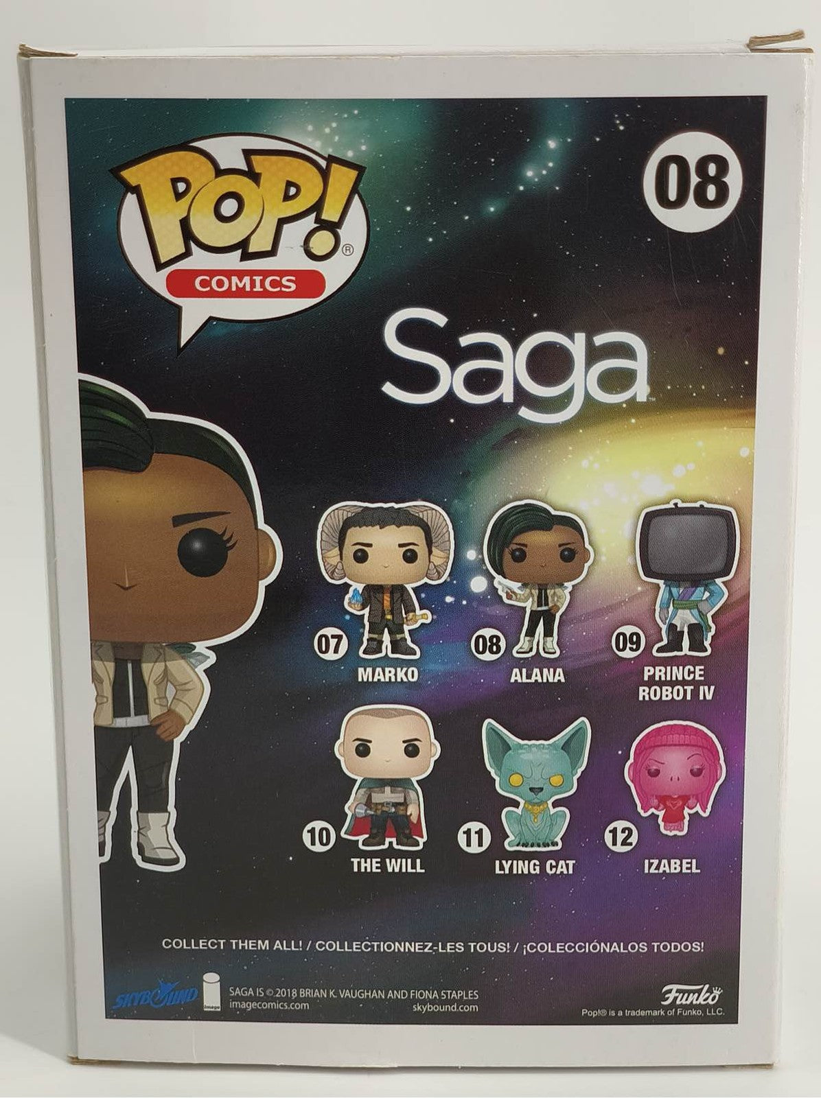 Funko Pop! Saga Alana #08 | Image Comics 2018 | Vaulted | With Box Apparel NWT
