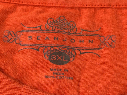 Sean John Graphic Tee 3XL Red 100% Cotton Crewneck Short Sleeve Streetwear