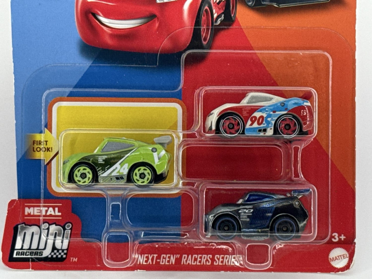 Disney Cars Metal Mini Racers 3-Pack Next-Gen Series Jackson Storm Mattel NWT