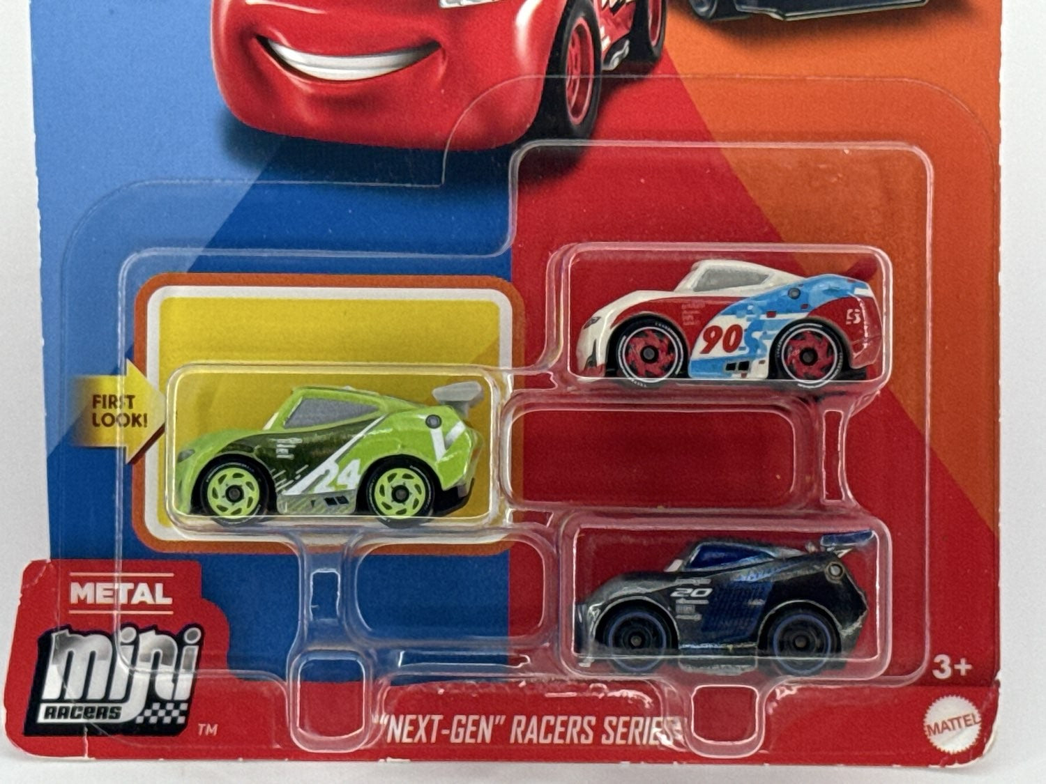 Disney Cars Metal Mini Racers 3-Pack Next-Gen Series Jackson Storm Mattel NWT
