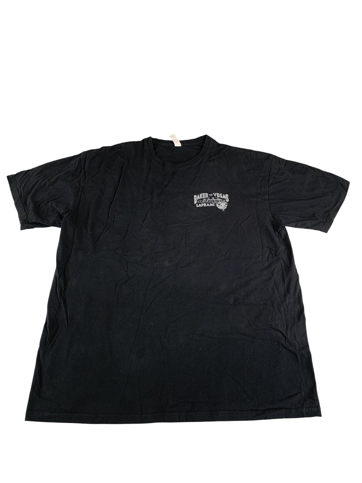 Baker to Vegas Shirt Mens 2XL Black 2019 Challenge Cup Relay LAPRAAC Running Tee