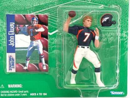 Starting Lineup 1997 John Elway Denver Broncos #7 QB Kenner 10th Year Figure