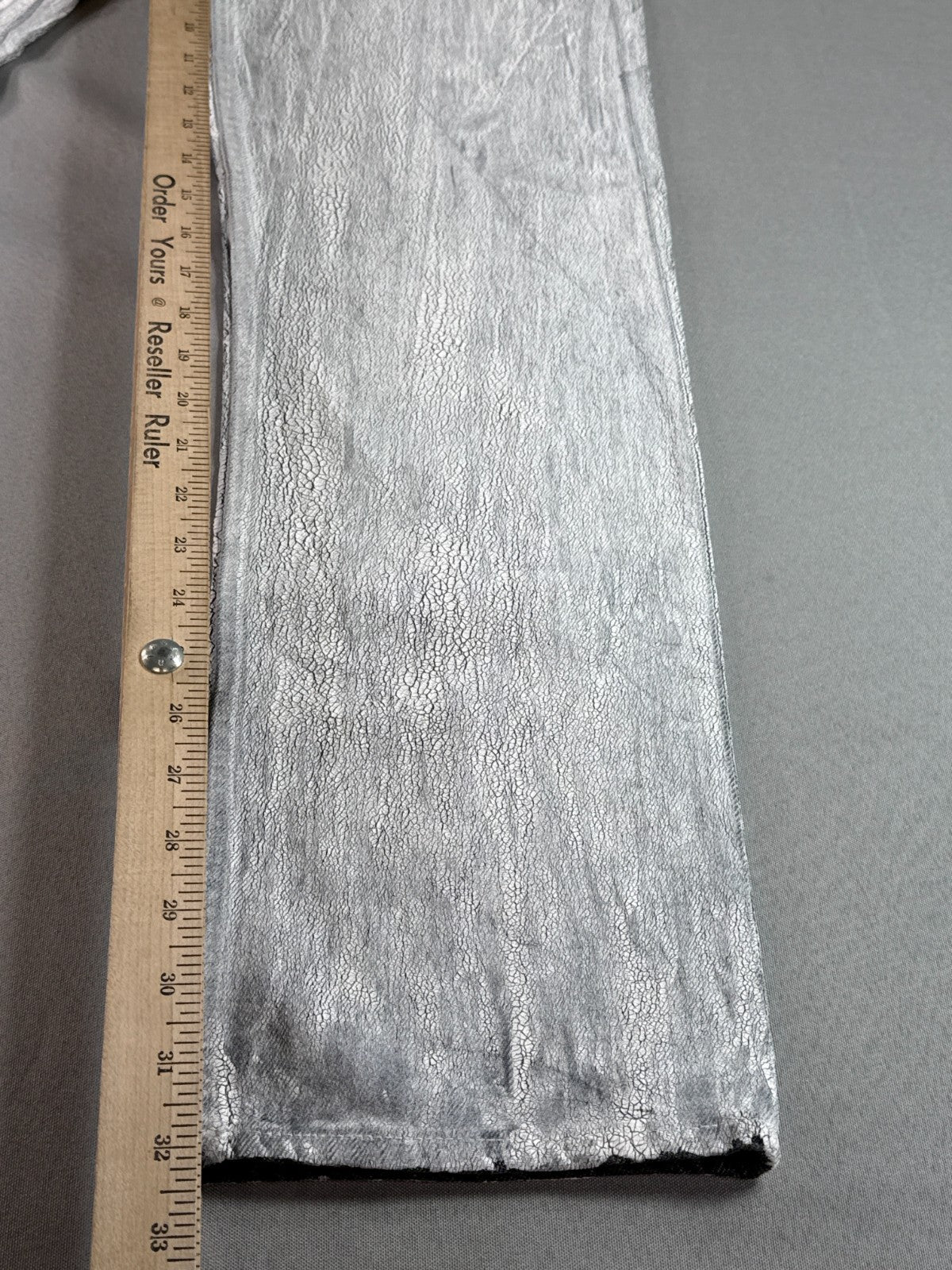 H&M White Crackle Coated Jeans Womens 4 Straight Leg High Rise Festival