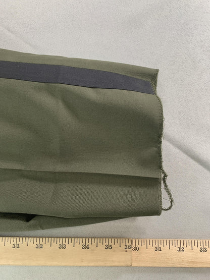 Southeastern Uniform Pants Womens 16 Green Wool Blend Black Stripe Dress code on