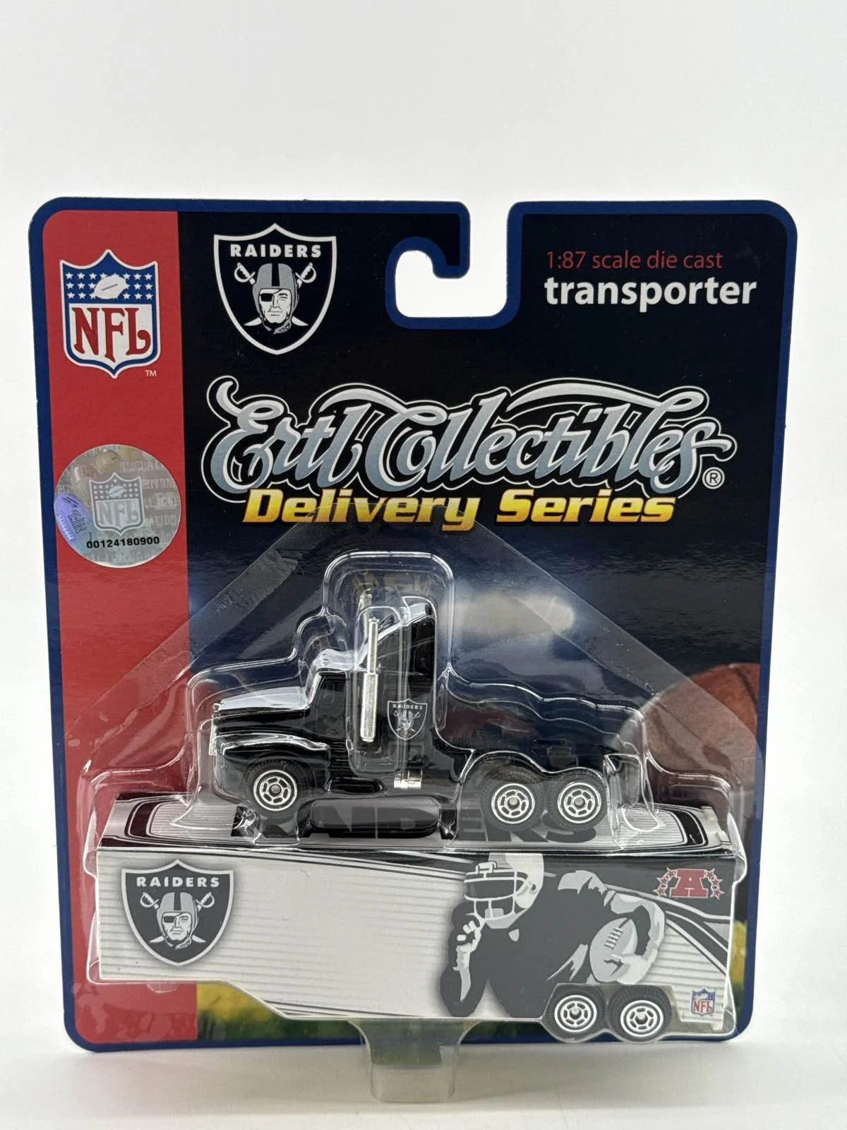 Ertl Raiders Delivery Truck 1:87 Diecast Transporter NFL Oakland Semi Unbranded
