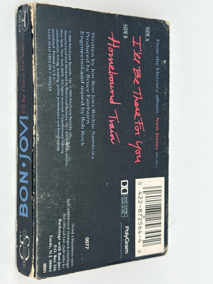 Bon Jovi Cassette Single 1988 I'll Be There for You + Homebound Train PolyGram